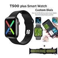 mart Watches T500 Smartwatch Touch Screen Smart Fitness Band Watch with Heart Rate Activity Tracker Waterproof Body Smart Watch(Black) Name: T500 Smartwatch Touch Screen Smart Fitne