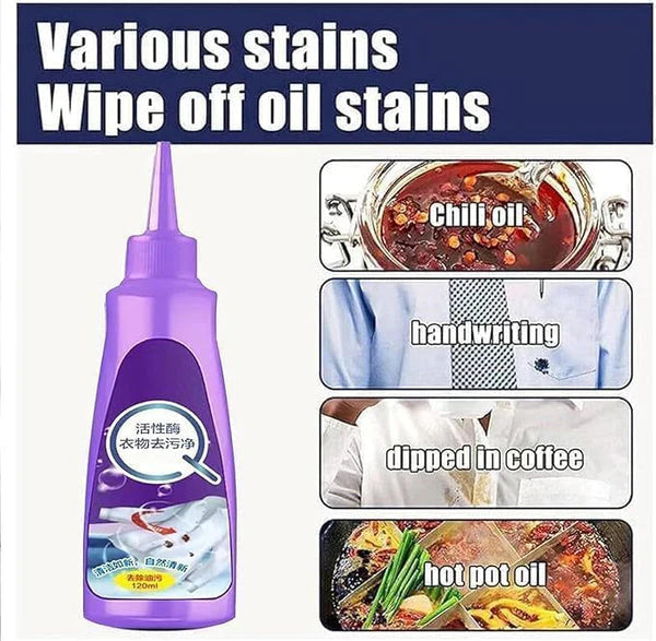 Powerful Fabric Stain Remover for Tough Stains and Gentle Fabric Care (BUY 1 GET 1 FREE)