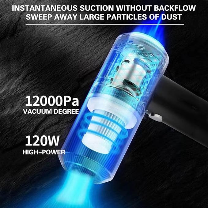 Car Air Duster Wireless Rechargeable with Powerful Cyclonic