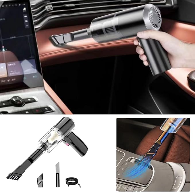 Car Air Duster Wireless Rechargeable with Powerful Cyclonic