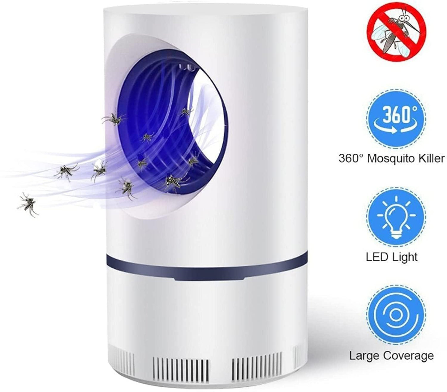 Electric Mosquito Insect Killer Trap with LED Lamp